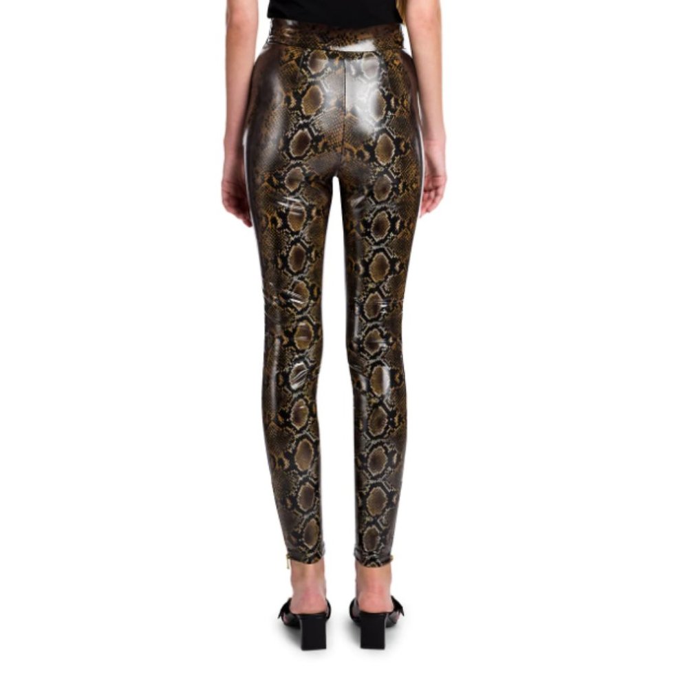 Authentic Versace Leggings Python Print Natural - image 4